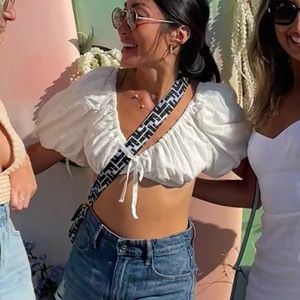 For Love & Lemons Myla crop top